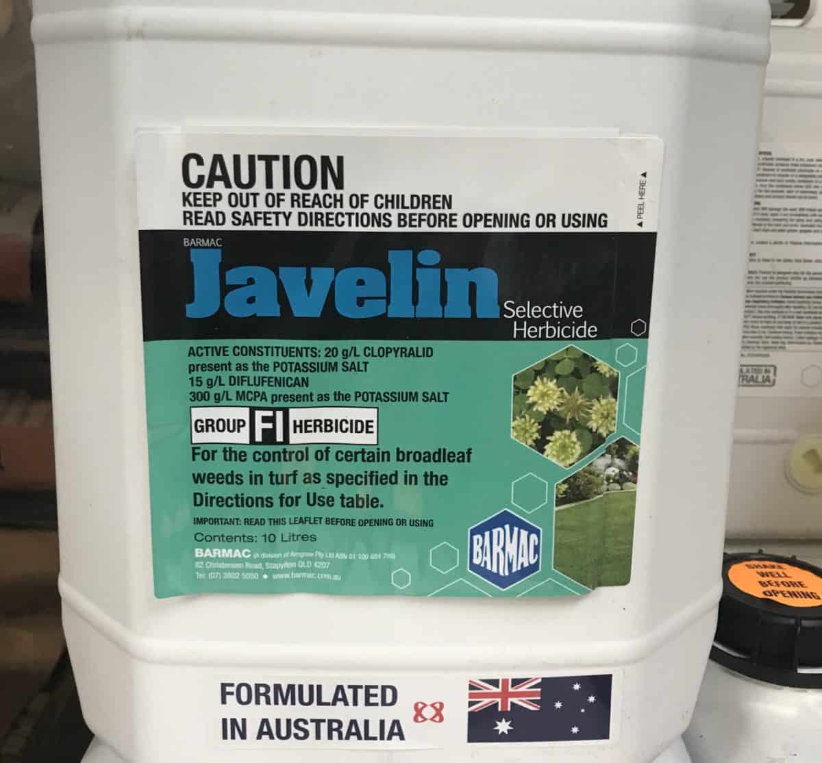 Javelin 10 Litre Buffalo Safe Broad Leaf Herbicide Lawn Addicts
