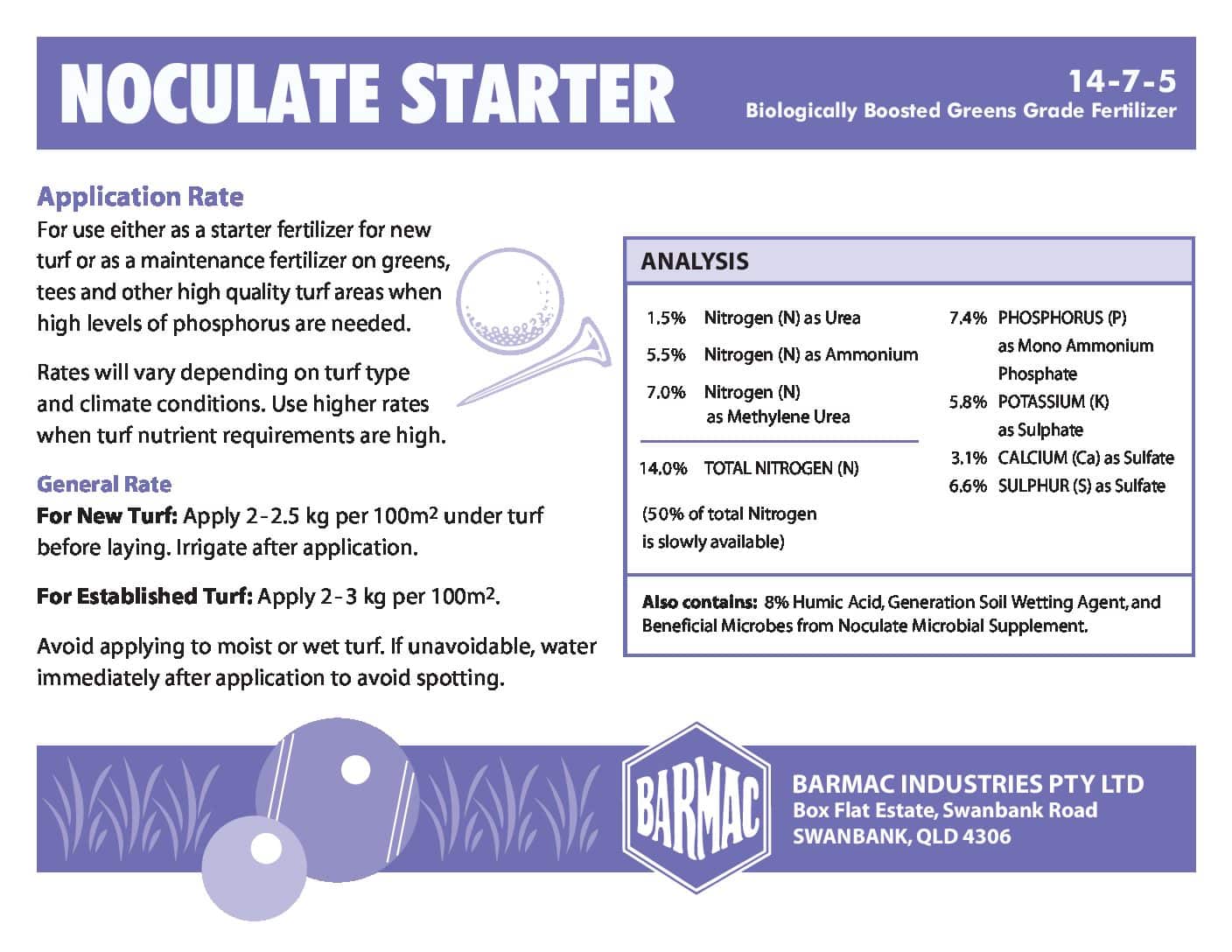 Noculate Starter Label 2 Pdf