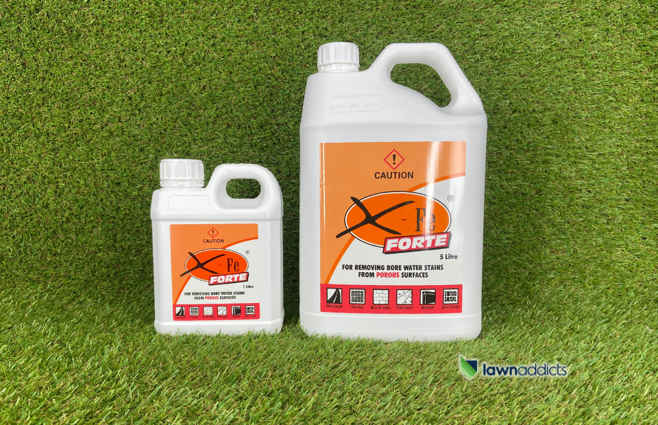 XFe Forte Iron Stain remover Lawn Addicts