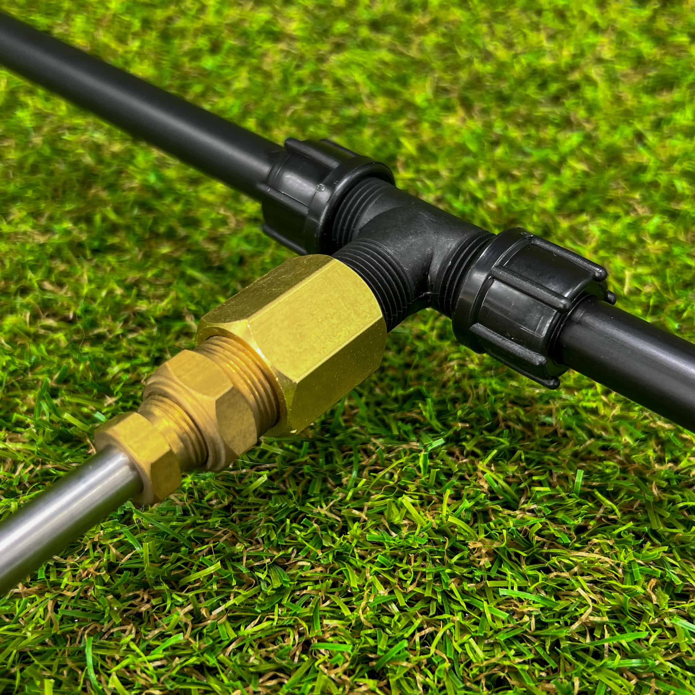 Solo Female Thread to Stainless Wand in use